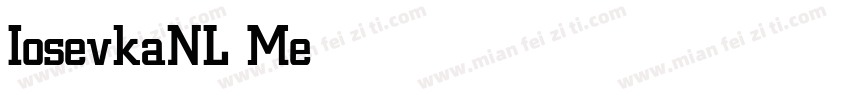 IosevkaNL Medium字体转换